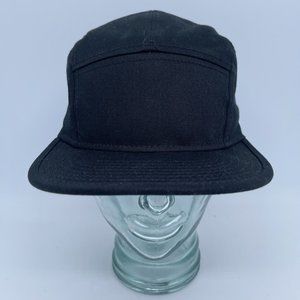 Toyota Otto Five Panel Black Flat I’ll Adjustable Snap Hat Cap New